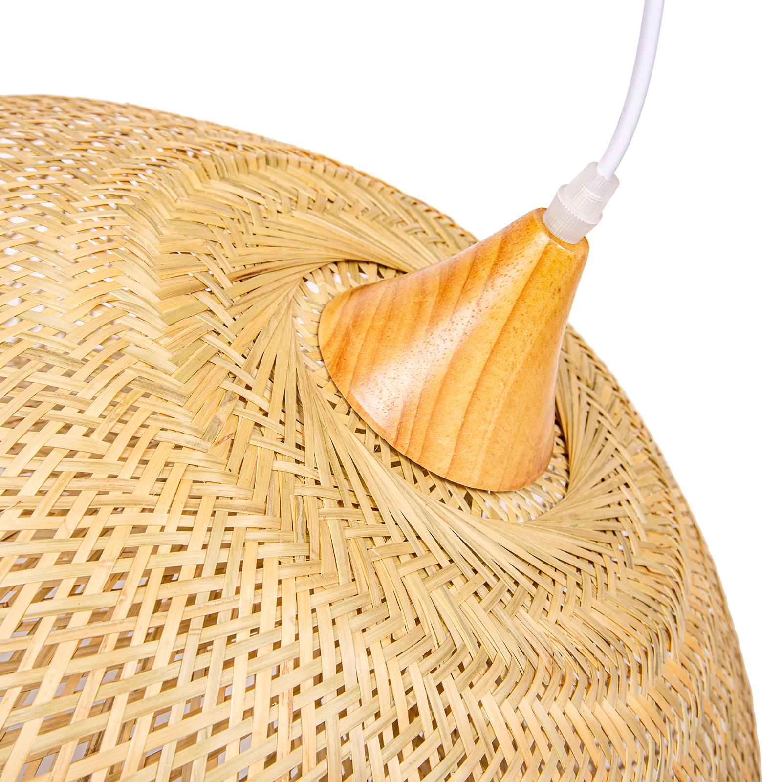 Asian Decor Bamboo Handmade Woven Hanging Lights Pendant Lamp-labpiecesign