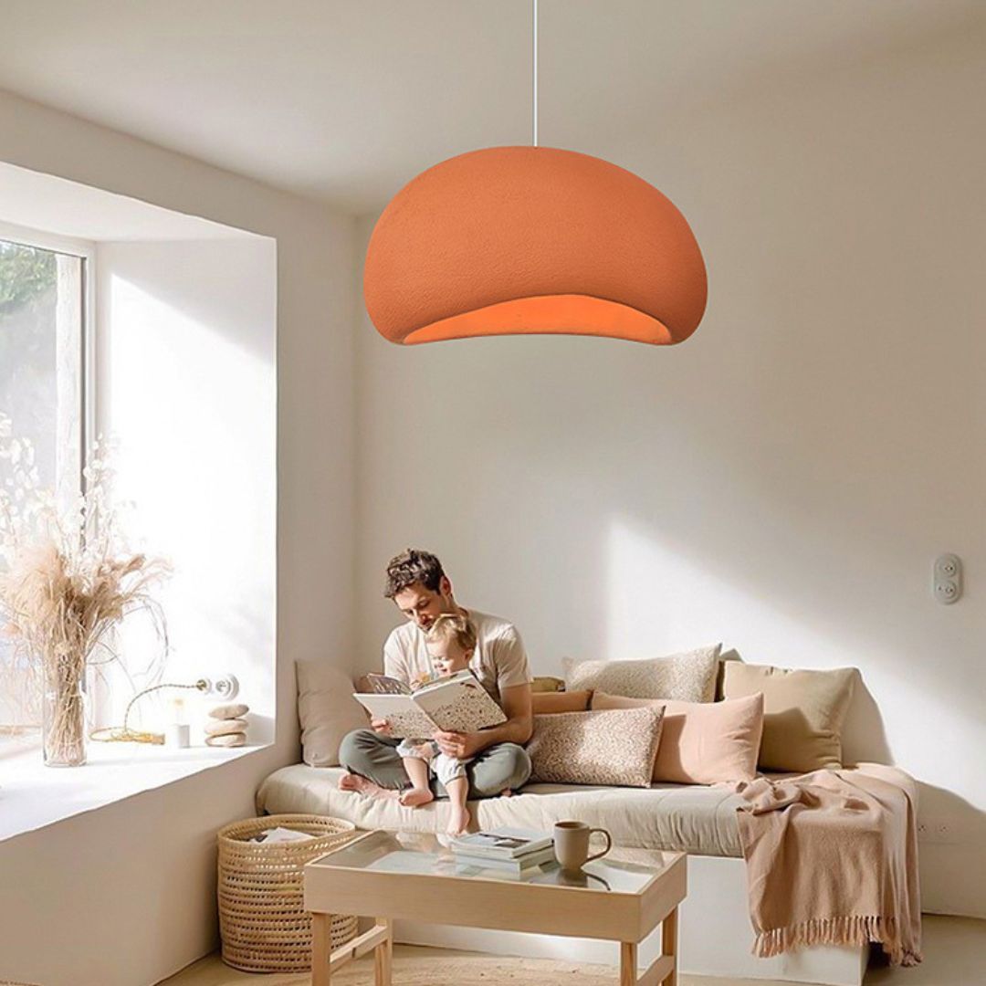 Micro Cement Design Wabi-Sabi lamp-labpiecesign