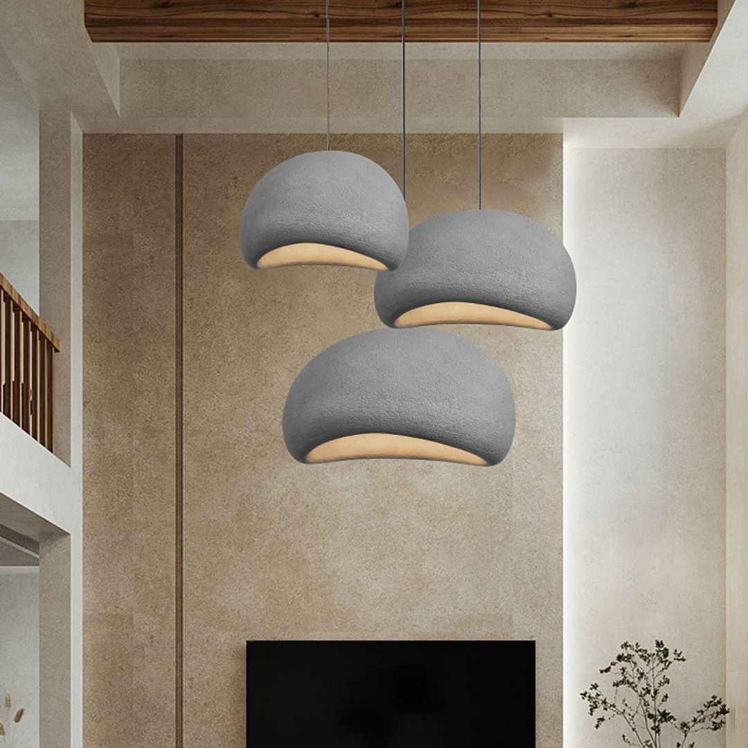 Micro Cement Design Wabi-Sabi lamp-labpiecesign
