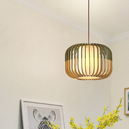 Natural Spectrum Colorful Wood Pendant Lamp-labpiecesign
