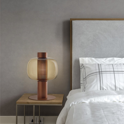 Modern Minimalist Creative Glass Table Lamp Light Luxury Desk Lamp-labpiecesign