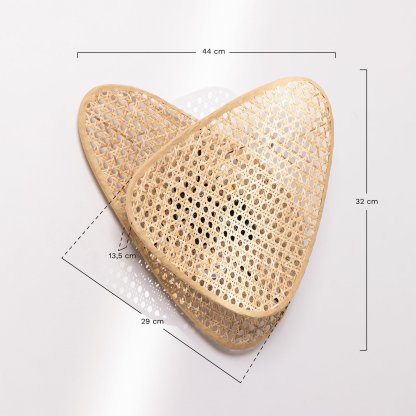 Rattan Wall Light-labpiecesign