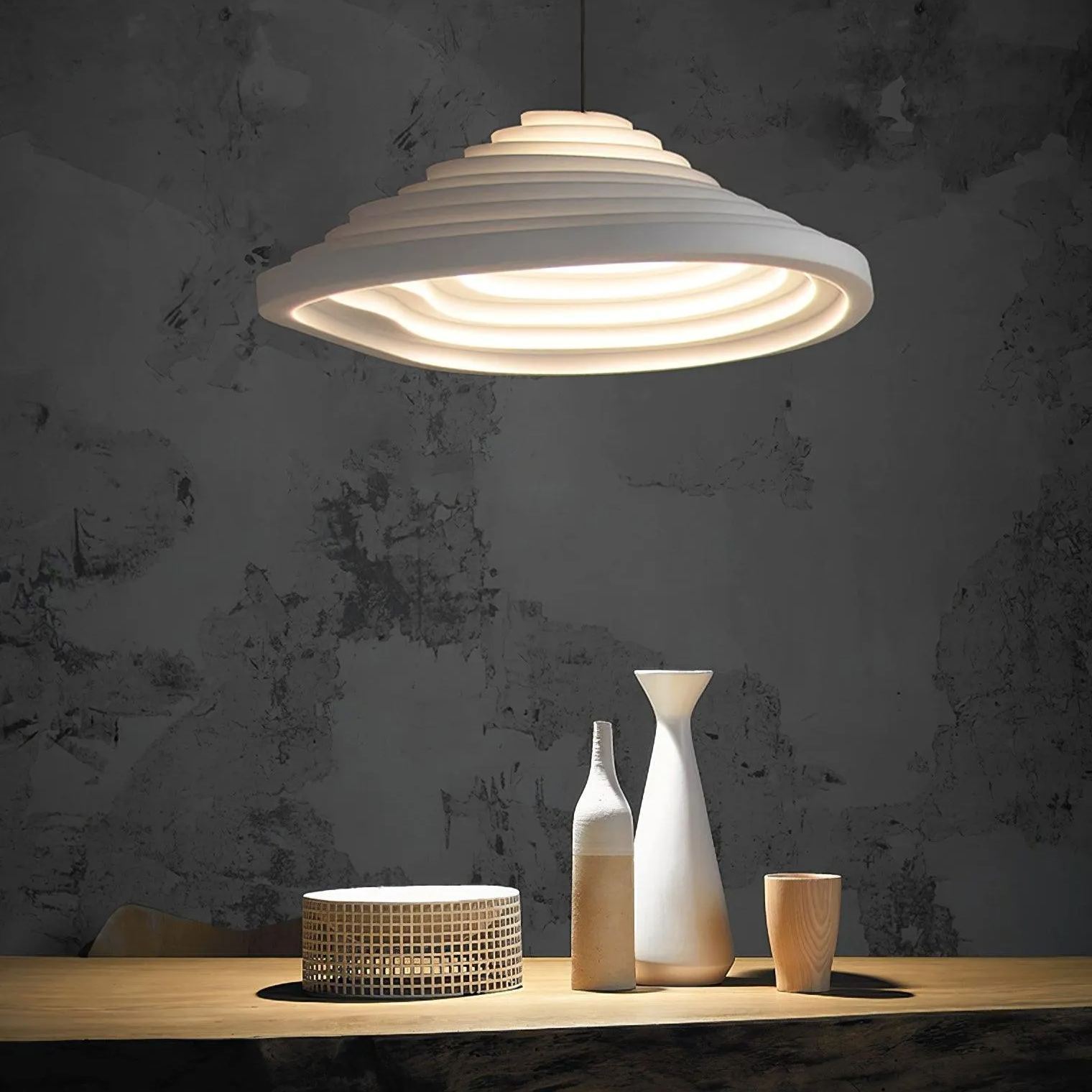 Rice Field Acoustic Acrylic Lamps-labpiecesign