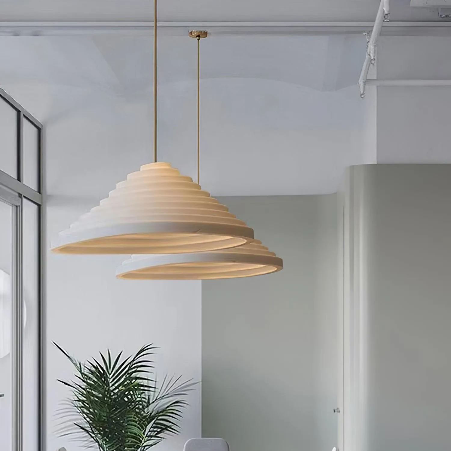 Rice Field Acoustic Acrylic Lamps-labpiecesign