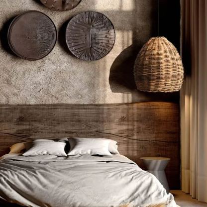 Wabi-sabi  Pendant Light Japanese Rattan Pendant lamp-labpiecesign