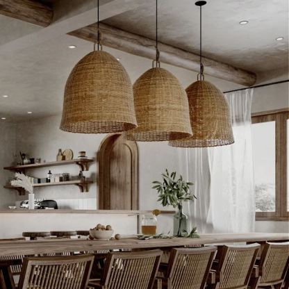 Wabi Sabi style Japanese  bar table lamp retro chandelier for livingroom-labpiecesign