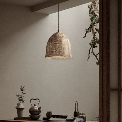 Wabi Sabi style Japanese  bar table lamp retro chandelier for livingroom-labpiecesign