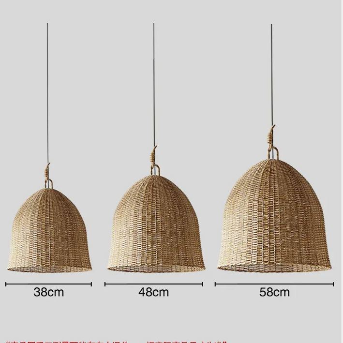 Wabi Sabi style Japanese bar table lamp retro chandelier for livingroom-labpiecesign