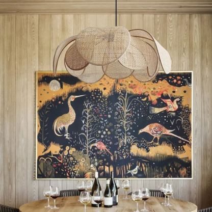 Petal Japanese creative Pendant Light-labpiecesign