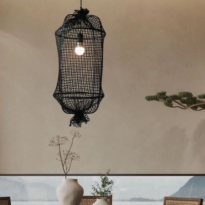 Creative Design Nylon Rope Fishnet Weaving Lamp-labpiecesign