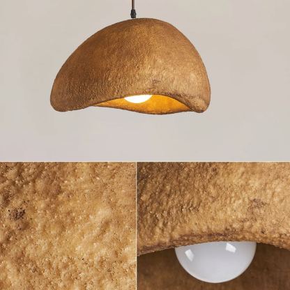 Nordic Cream Color High Texture Resin Khmara Lamp-labpiecesign