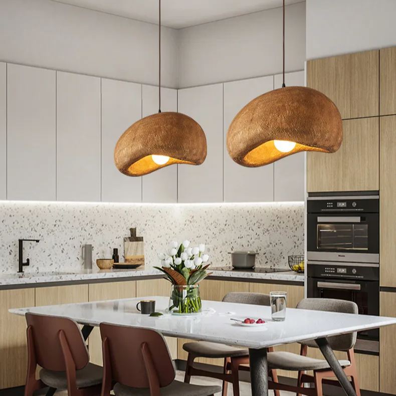 Nordic Cream Color High Texture Resin Khmara Lamp-labpiecesign