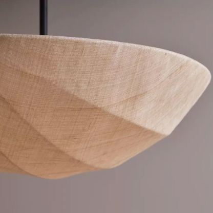 Japanese Linen Creative Burlap Pium Pendant Light-labpiecesign