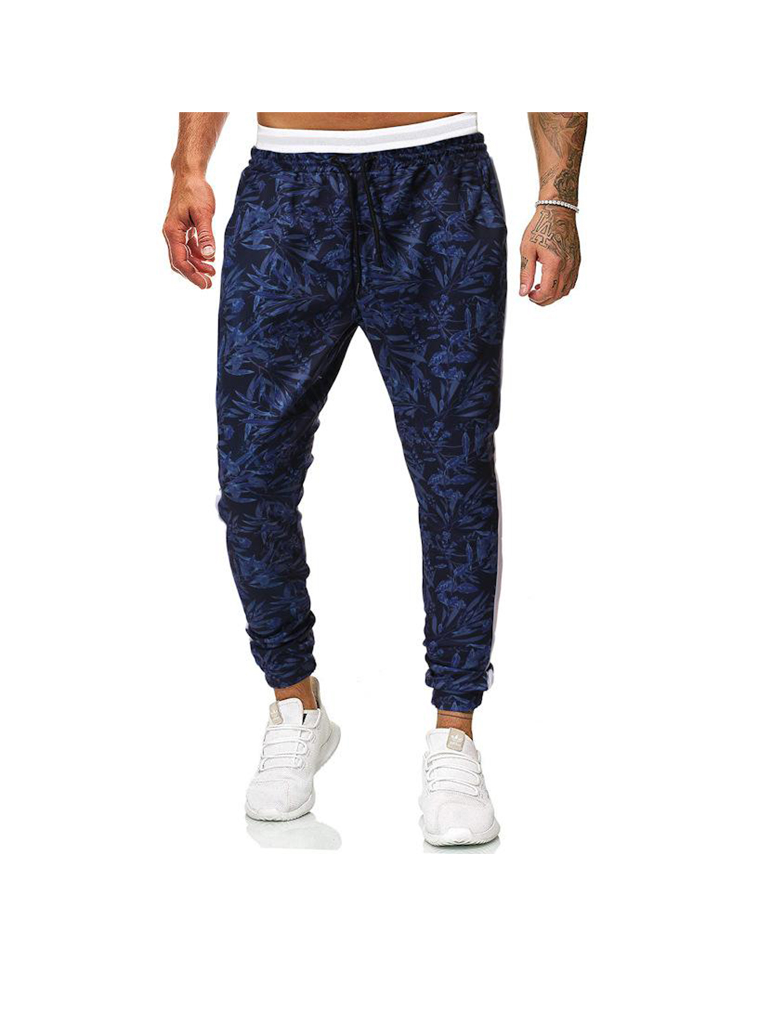 Men's Nelson 3D Floral Printing Casual Joggers-poisonstreetwear.com