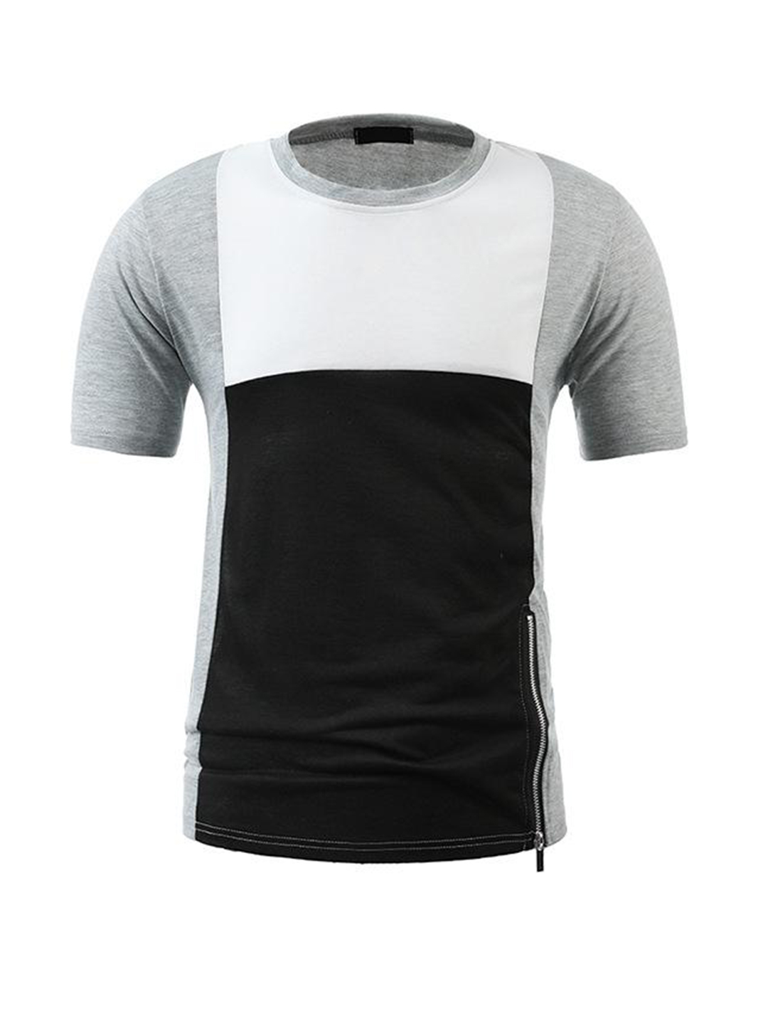 Men's Leonard Color Block Short-sleeved T-shirt-poisonstreetwear.com