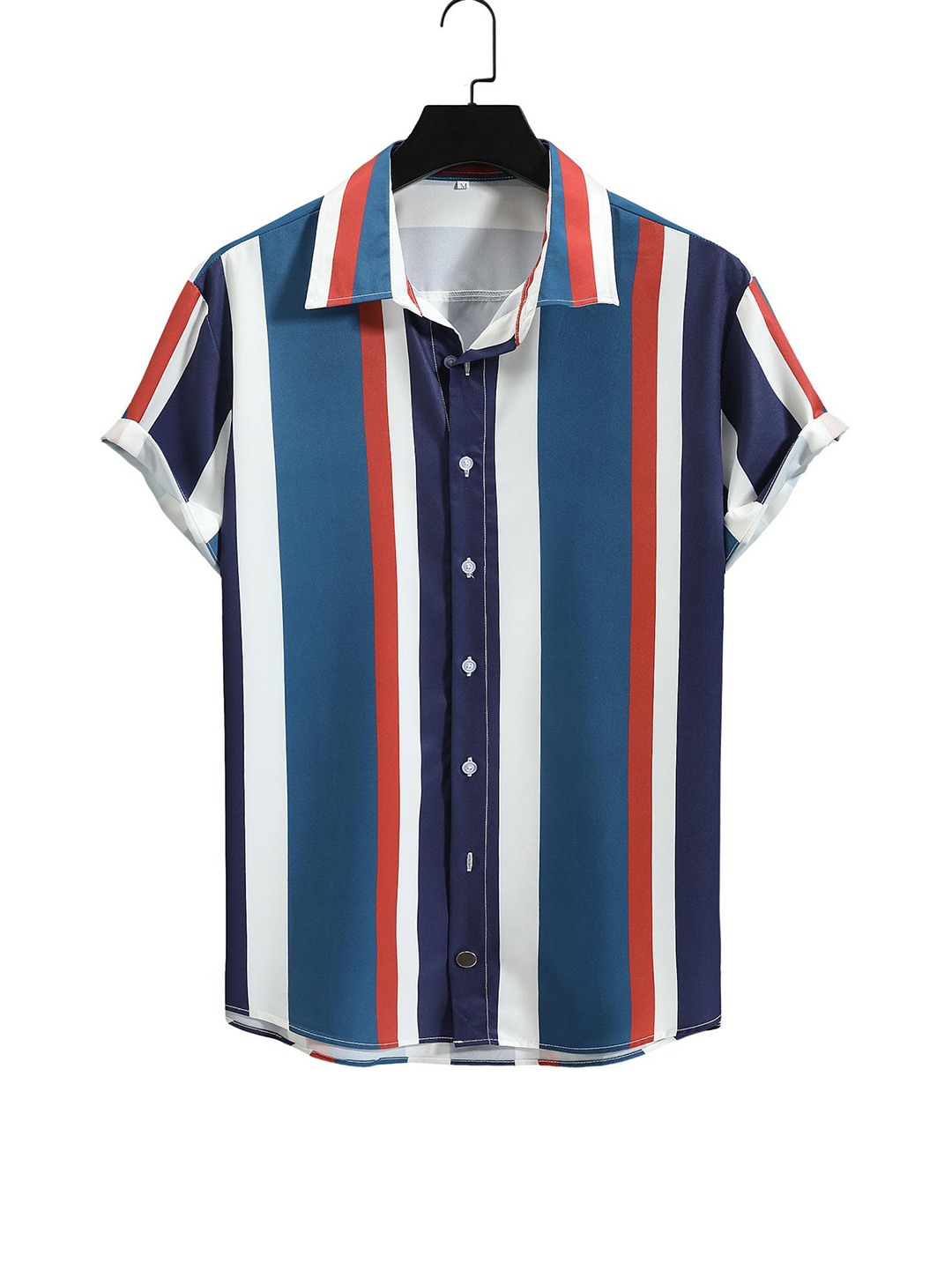 Men's Alexander Short Sleeve Striped Shirt-poisonstreetwear.com