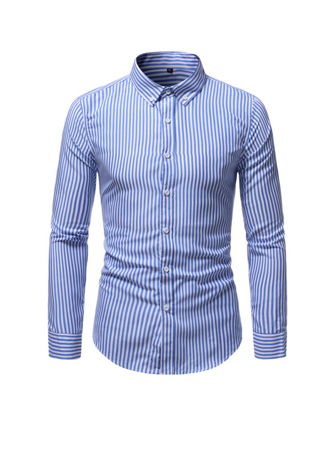 Men's Colton Striped Urban Shirt-poisonstreetwear.com