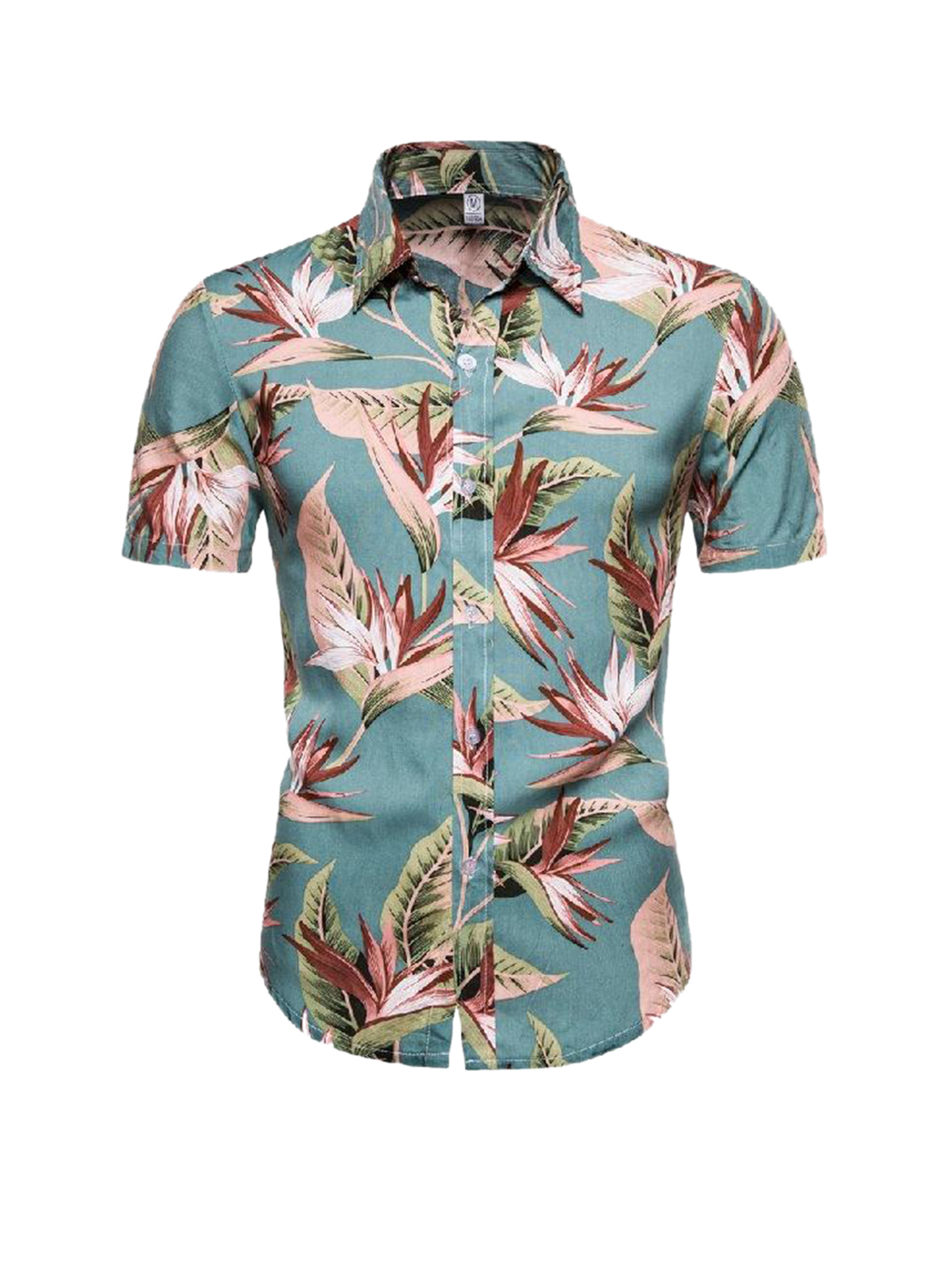 Men's Charles Floral Print Short Sleeve Shirt-poisonstreetwear.com