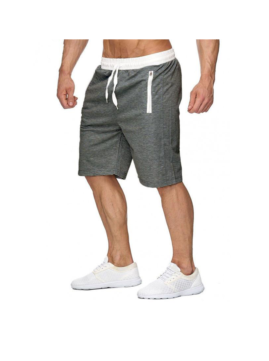 Men's Contrast Color Sports Shorts-poisonstreetwear.com