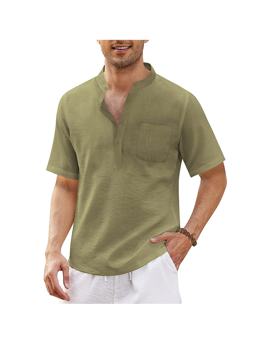 Men's James Solid Color Shirt-poisonstreetwear.com