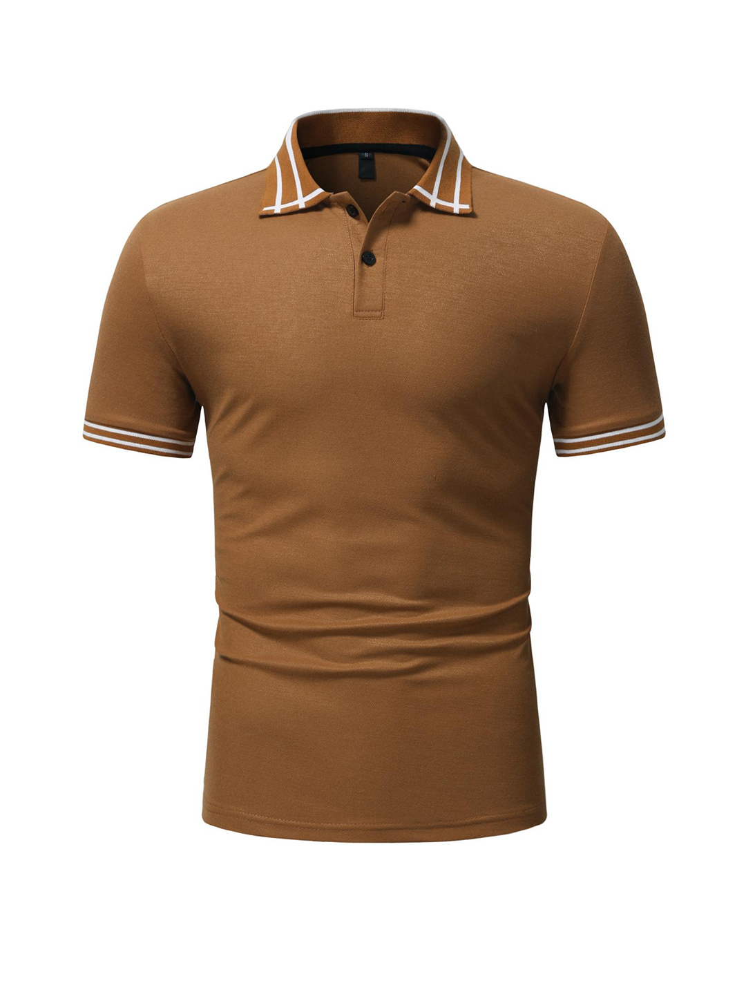 Kenney Simple Lapel Short-sleeved Polo T-shirt-poisonstreetwear.com