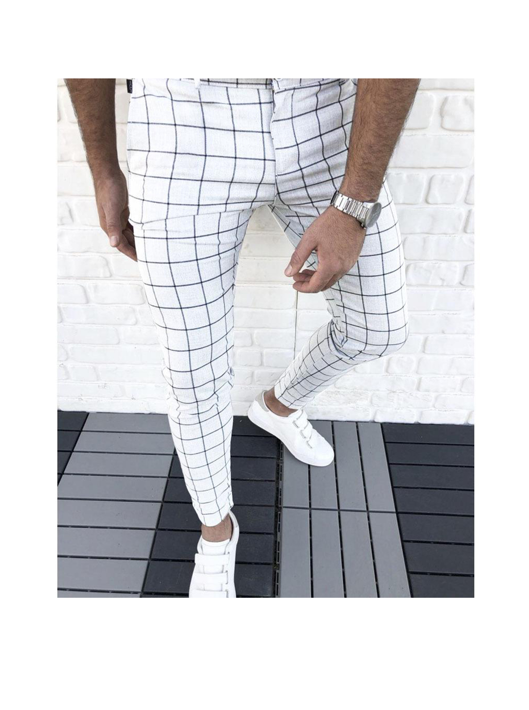 Men's Richard Check Urban Pants-poisonstreetwear.com