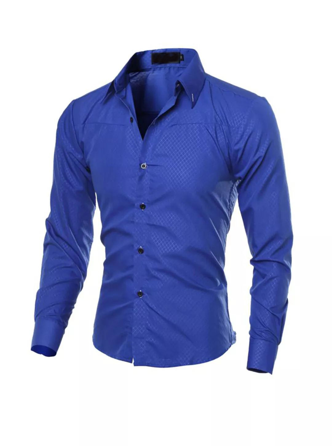 Men's Eidson Dark Ribbon Casual Long Sleeve Shirt-poisonstreetwear.com