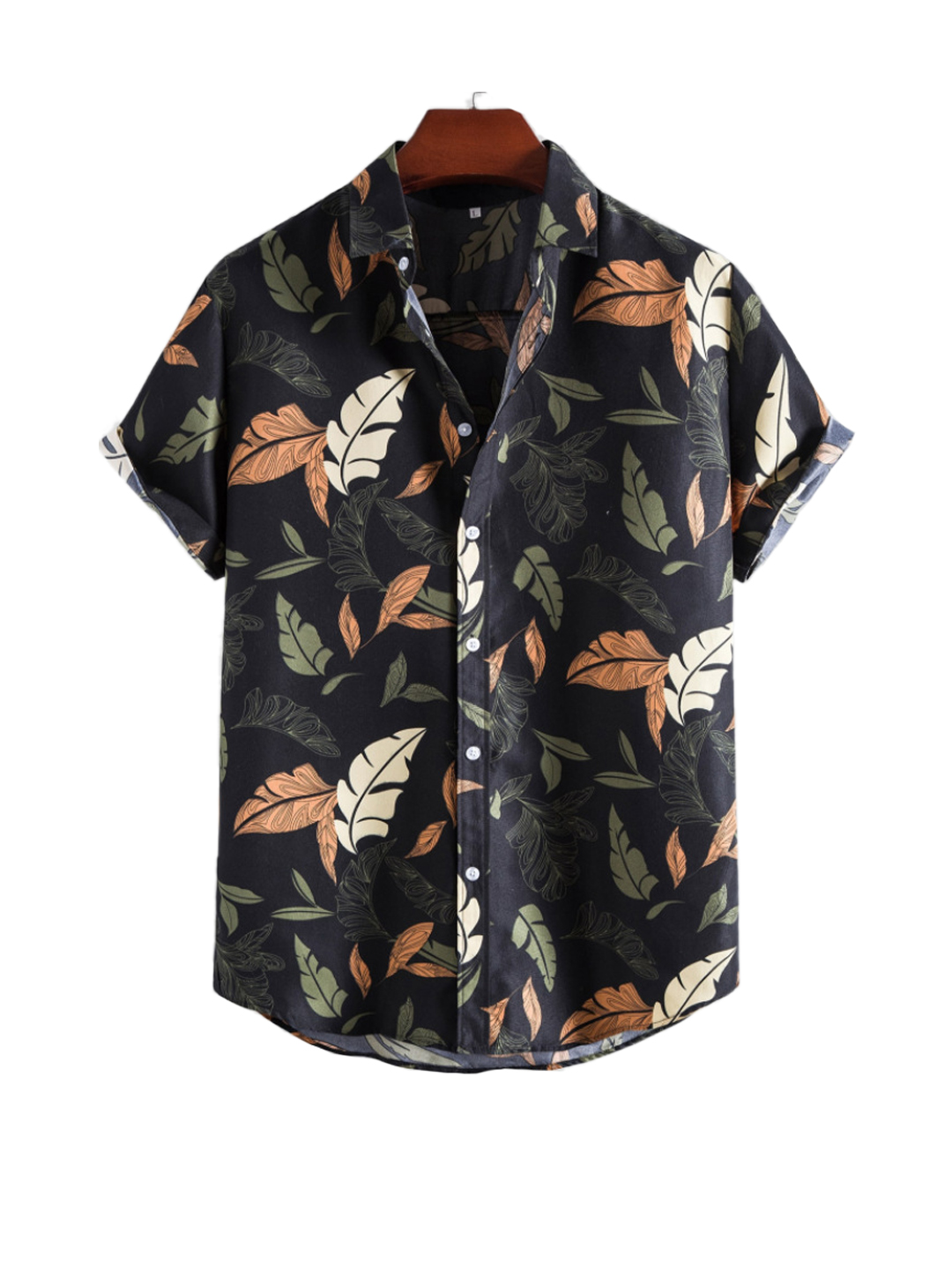 Men's Ryan Ethnic Style Series Printed Short-sleeved Shirt-poisonstreetwear.com