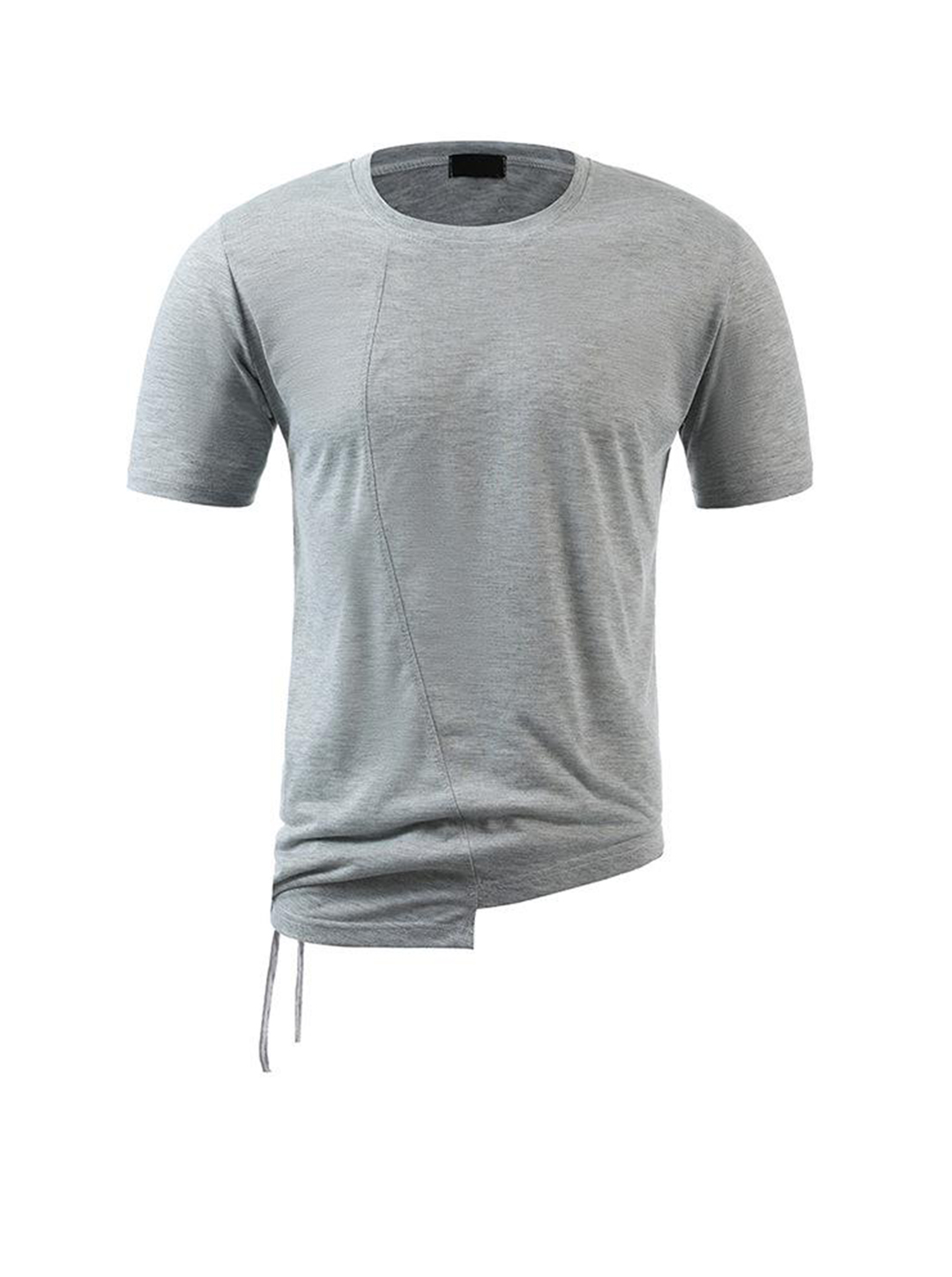 Men's Leonard Cut Design Irregular Hem Short-sleeved T-shirt-poisonstreetwear.com