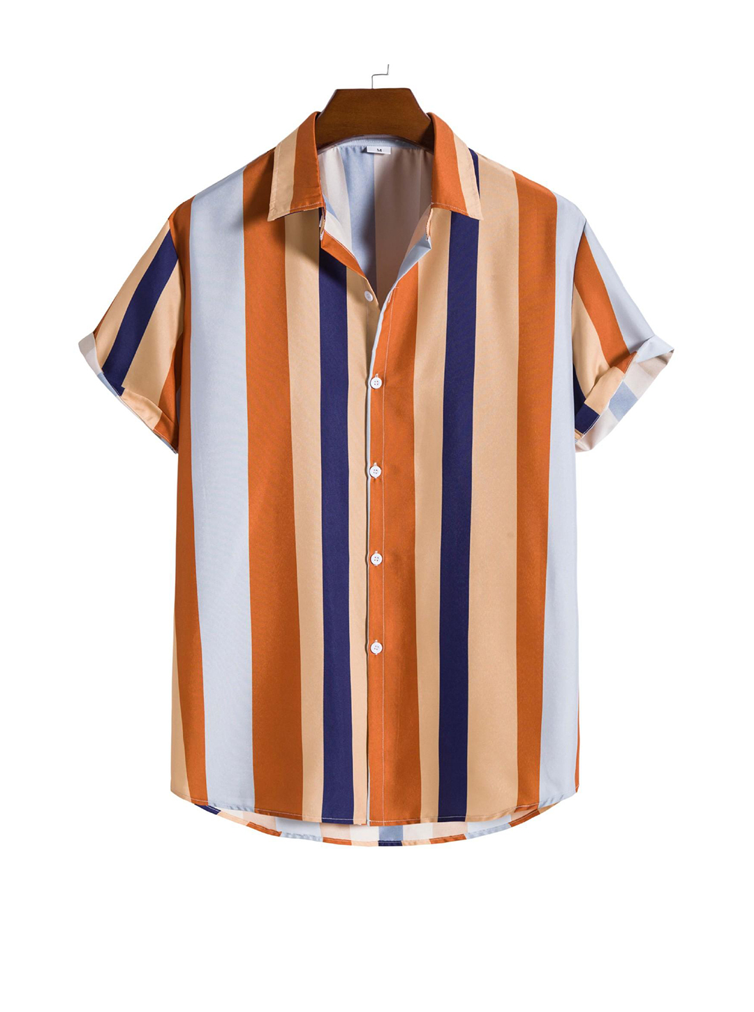 Men's Edmund Striped Short Sleeve Shirt-poisonstreetwear.com