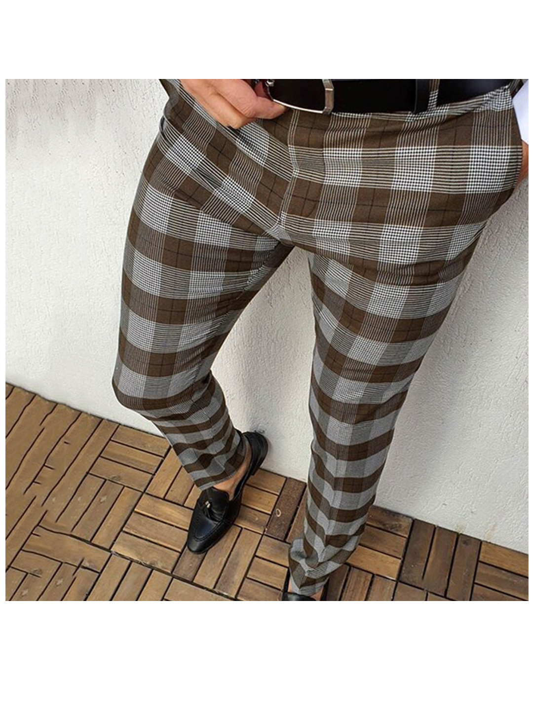 Men's Jeffrey Mid Waist Chinos Pocket Pants-poisonstreetwear.com