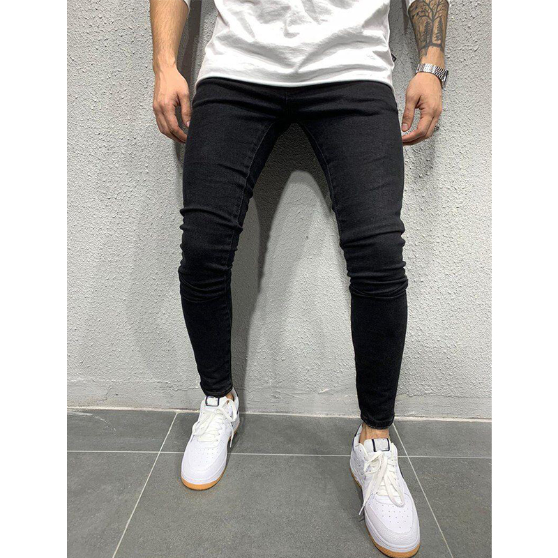 Men's Matson High-quality Solid Color Skinny Jeans-poisonstreetwear.com