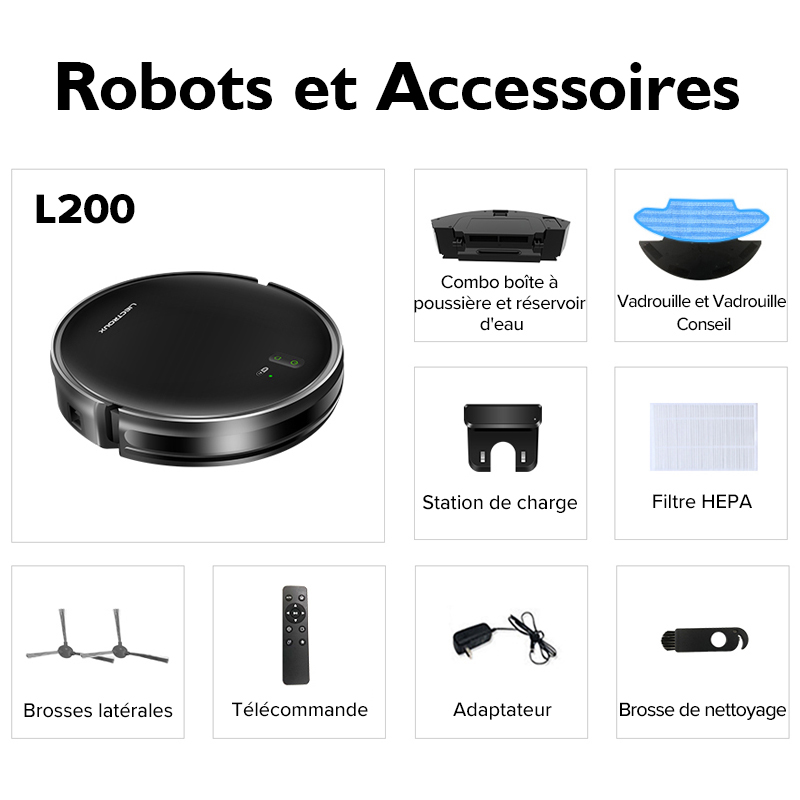 Litroux Aspirateur Robot