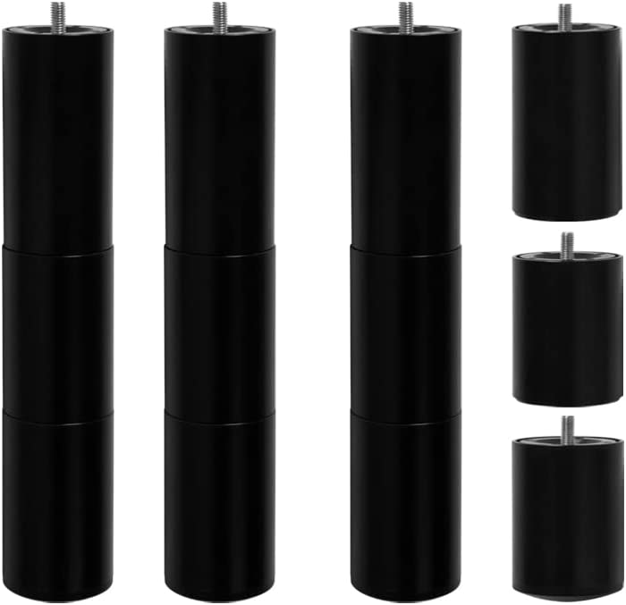 0.31in/8mm Threading Fit Adjustable Bed Legs 4PCS for Most Adjustable