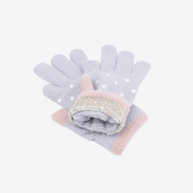 Allbest Design Winter Women Touchscreen Knitted Arcylic Gloves