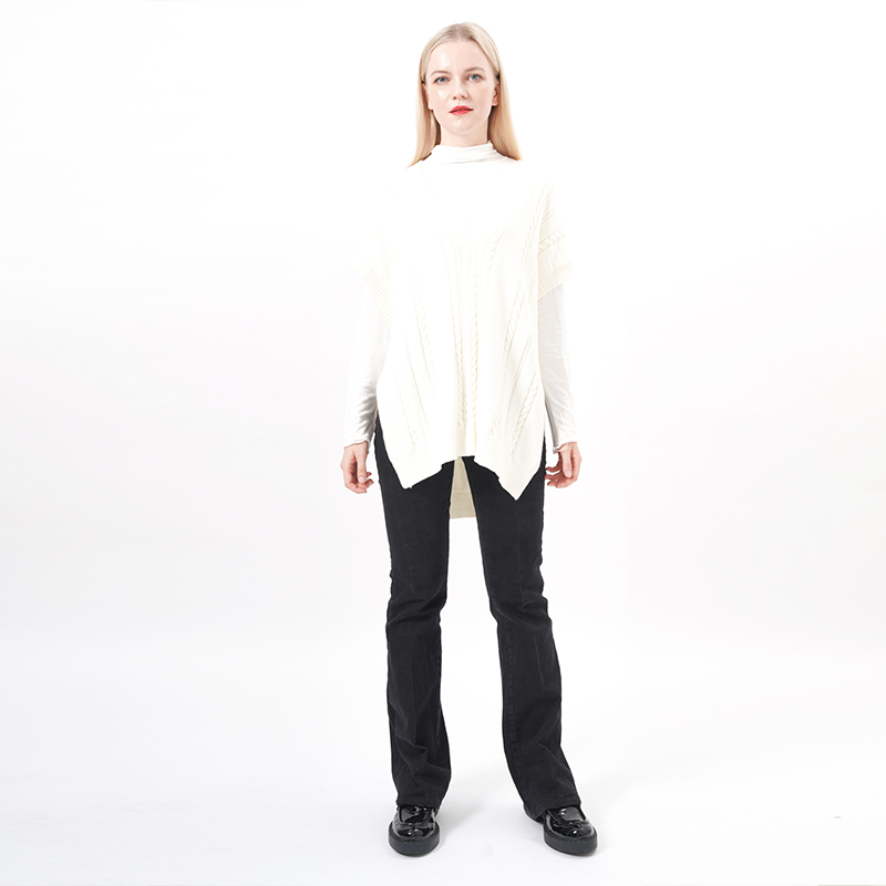 ALLBEST Design Plain Knitting Sweater with Short Sleeves