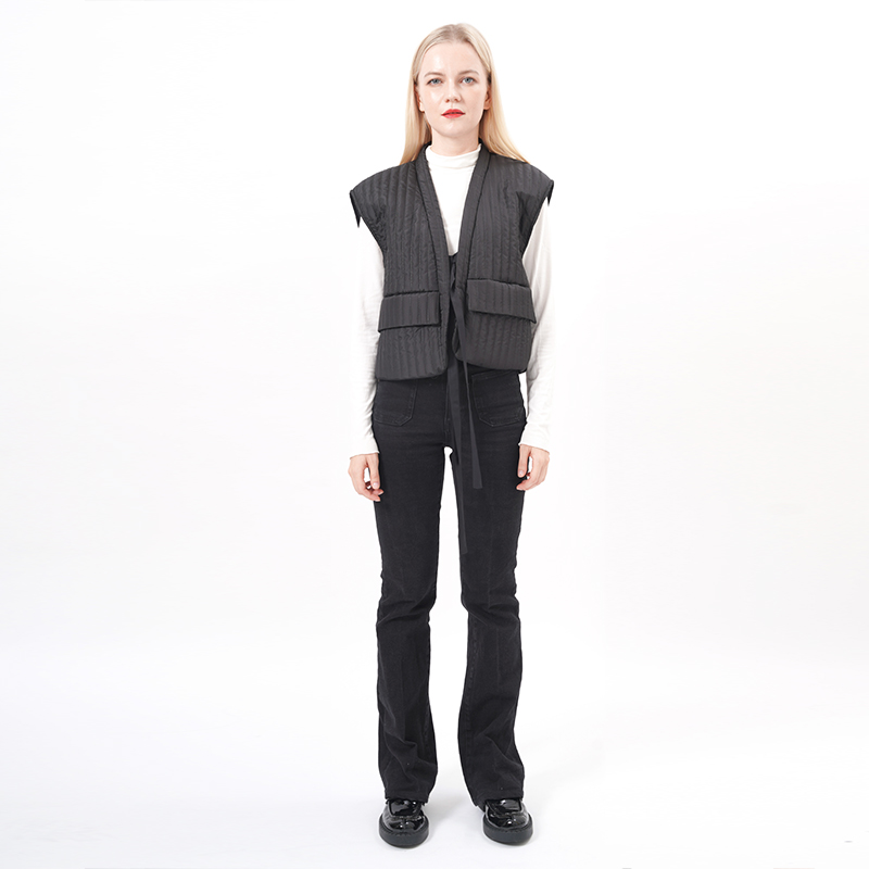 ALLBEST Design Women Sleeveless Vest Padded Jacket