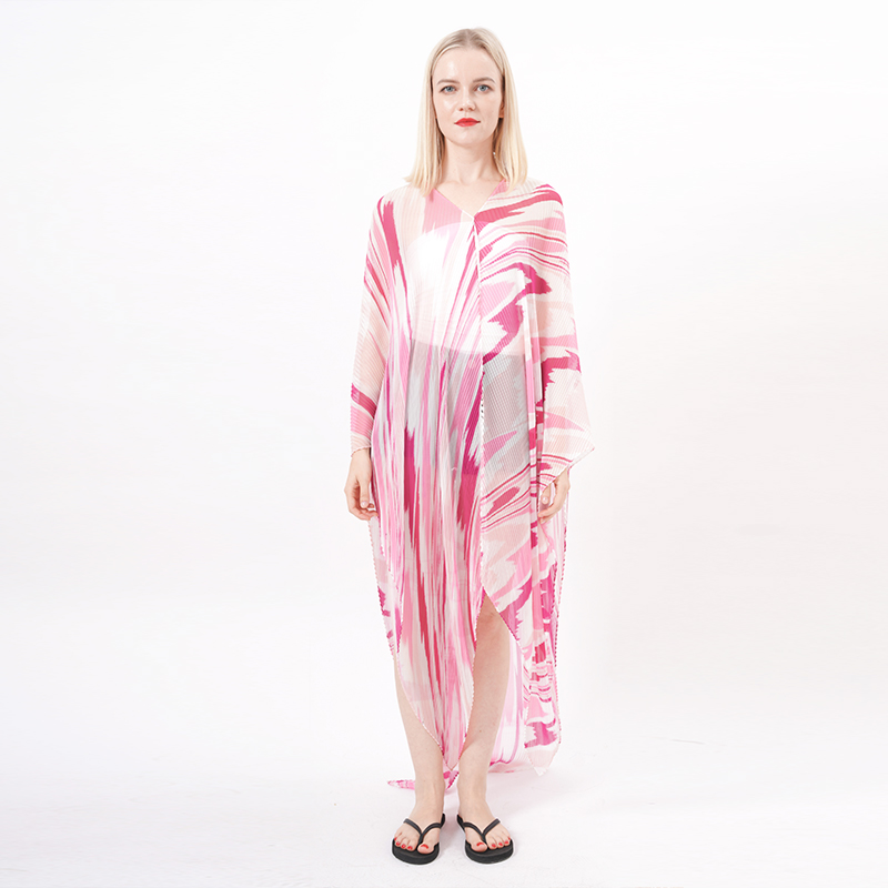 ALLBEST Design Sheer Long Kimono Cover Up Dress