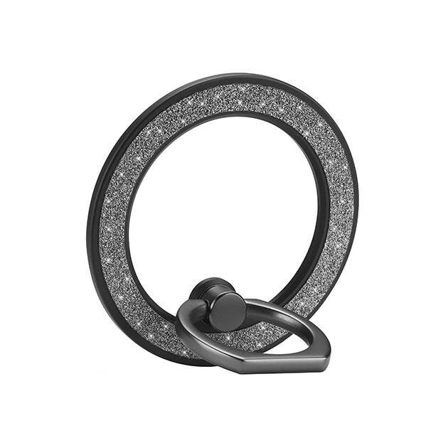 MagSafe Air Ring Holder Simple Glitter+Black