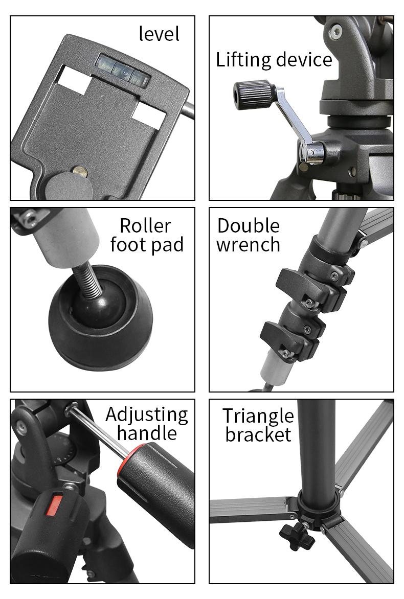 Aluminum alloy tattoo armrest lifting folding tripod thickened panel-中国玄虎纹身器材