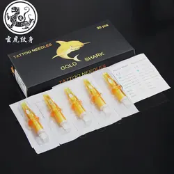 Golden shark tattoo all-in-one needle 20 pieces/box-中国玄虎纹身器材