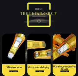 Golden shark tattoo all-in-one needle 20 pieces/box-中国玄虎纹身器材