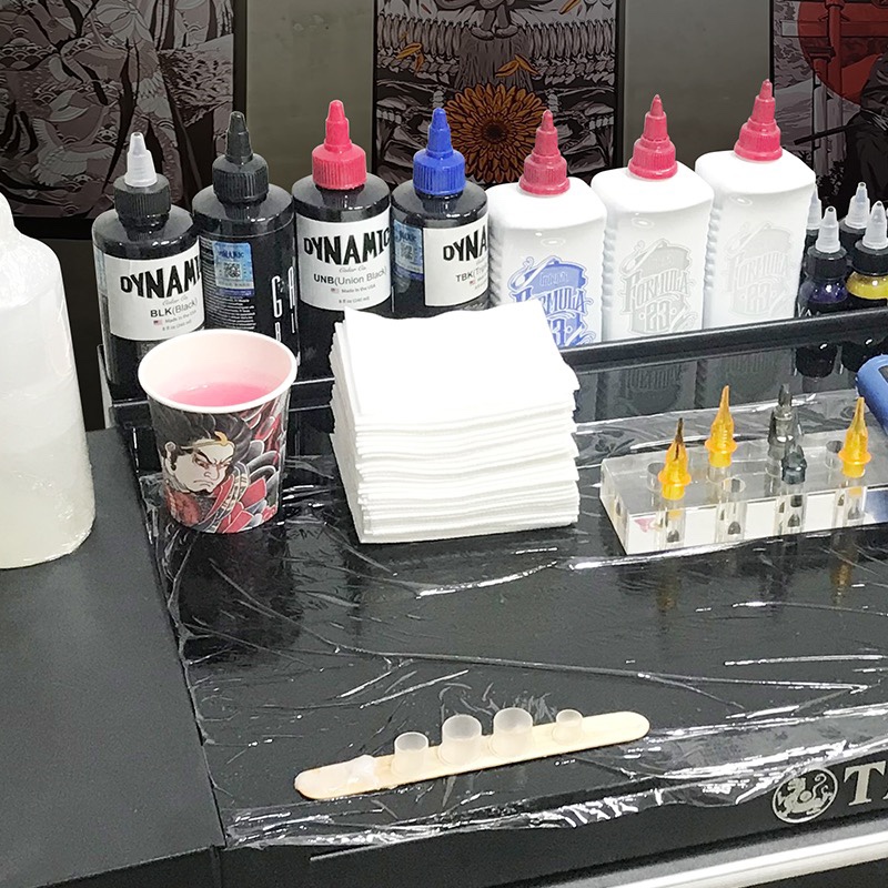 Folded tattoo cleaning paper body wipe paper-中国玄虎纹身器材