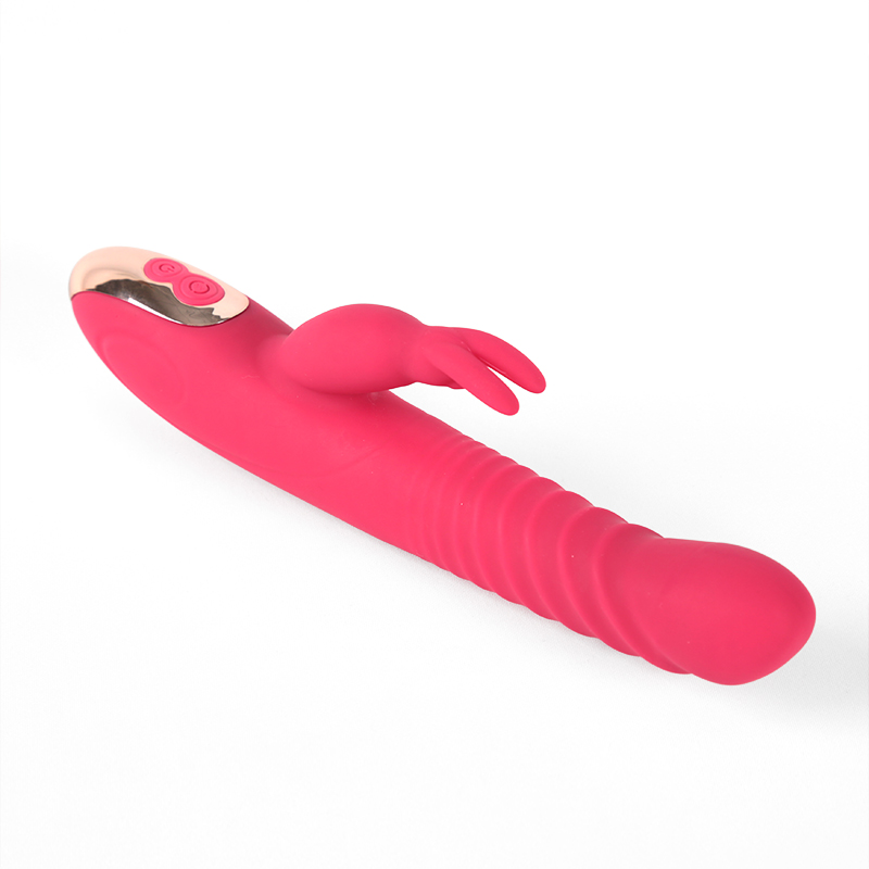 2-in-1 Thruster Sex Toys Women's Thrusting Rabbit Vibrator