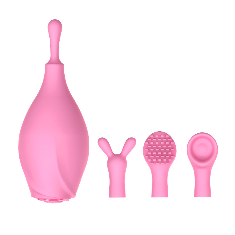 Mini Massager Wand Powerful Vibration with 5 Changeable Heads