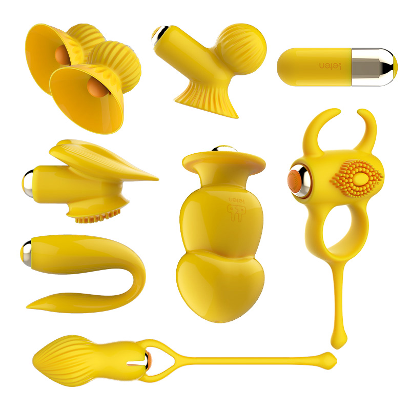 Seven Tortures Multi-functional Vibrators for Women 8PCS Sex Toys Series for Couples G-spot Nipples Anus Clitors Whole Body-Lovevib