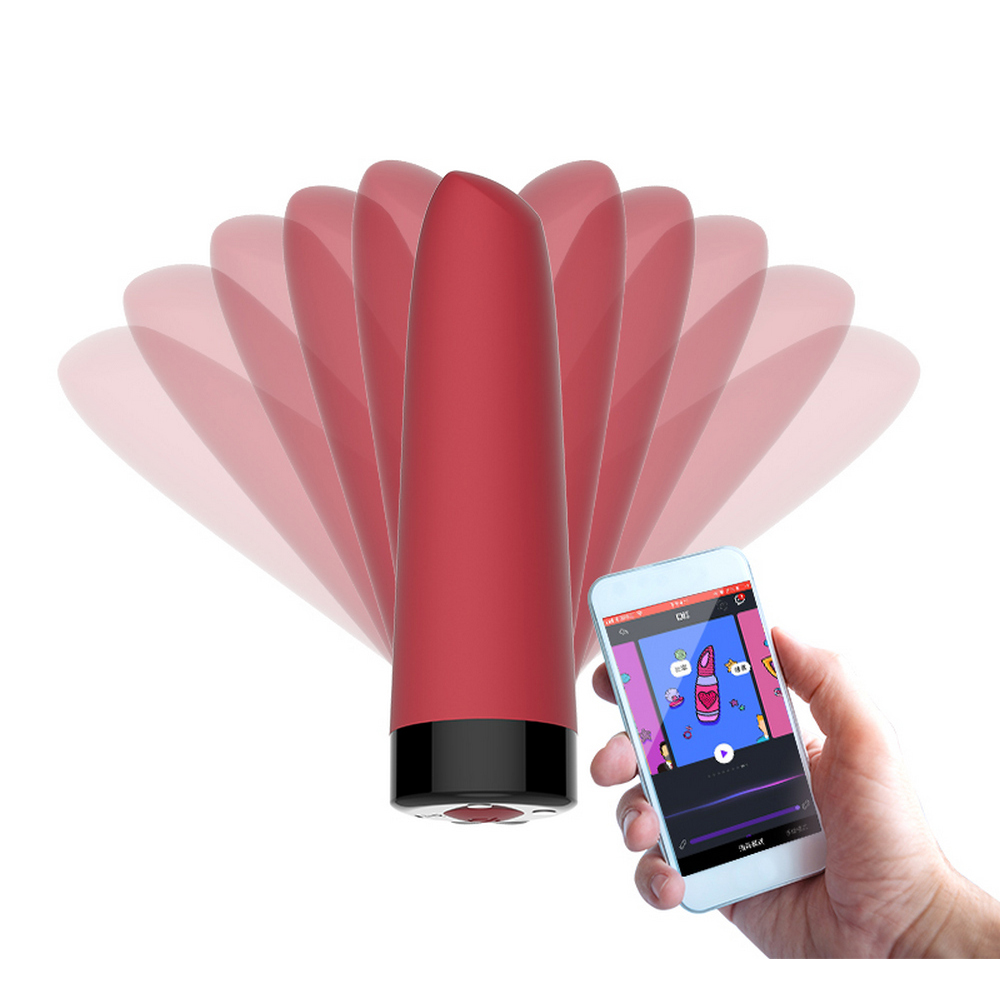 Awaken Red Lips App Controlled Partner Vibrator-Lovevib