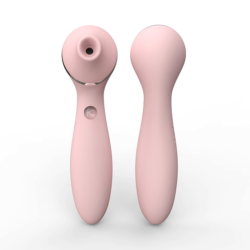 Polly Plus Double Headed Vibrator for Women Silicone Vibrating Wand and Clitoris Suction Sex Toy