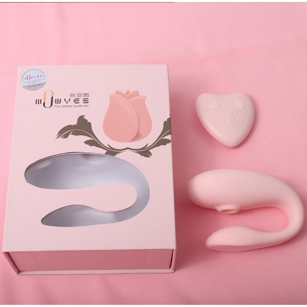 Remote Controlled Sucking Vibrator for Couples-Lovevib