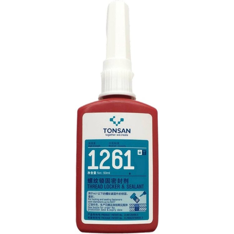 天山TONSAN® 1261 螺紋鎖固密封劑  紅色